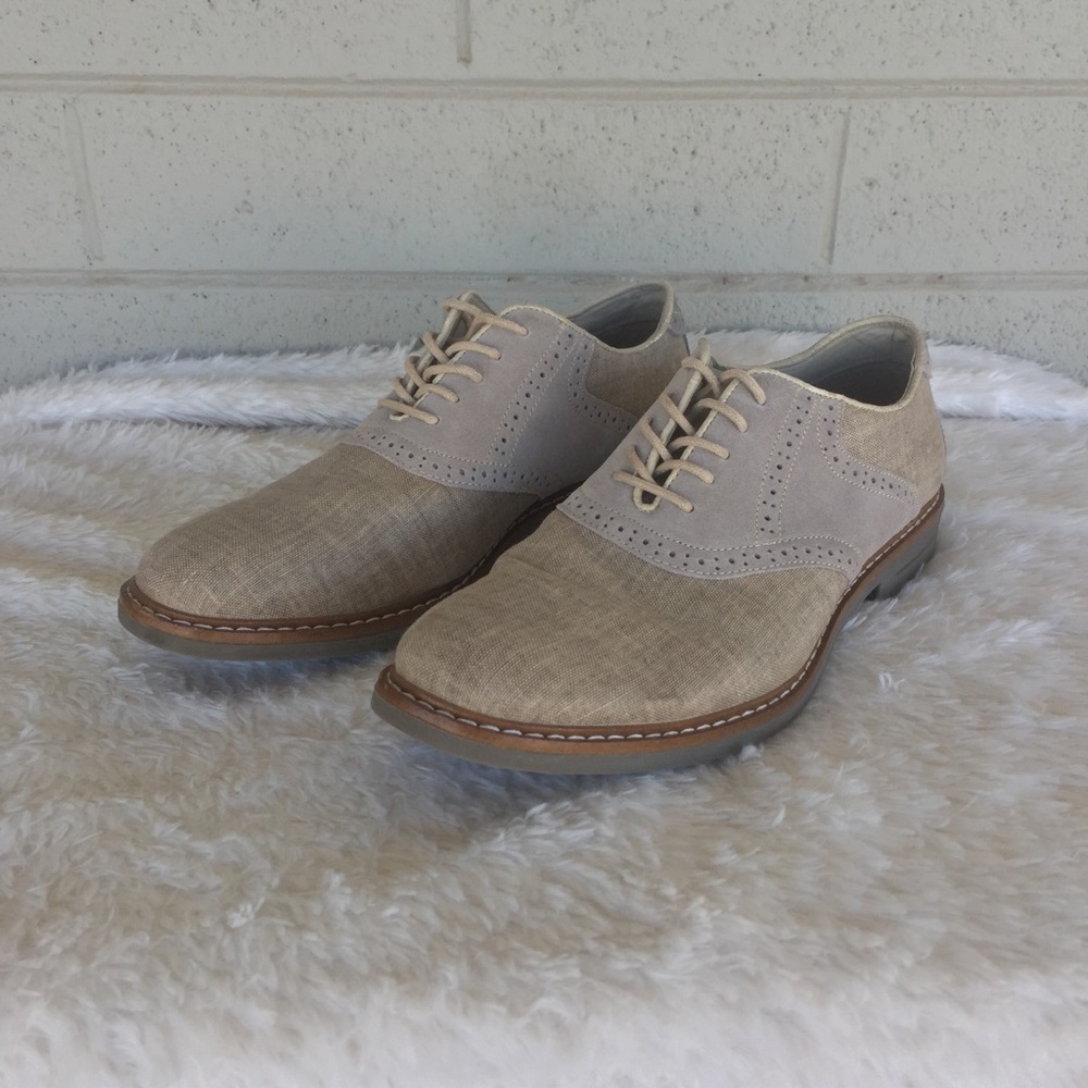IZOD Conaway Saddle Oxford Shoes Sz 10 - Picture 1 of 8